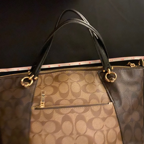 Coach ❤️ Signature purse, multicolor. - Picture 8 of 9